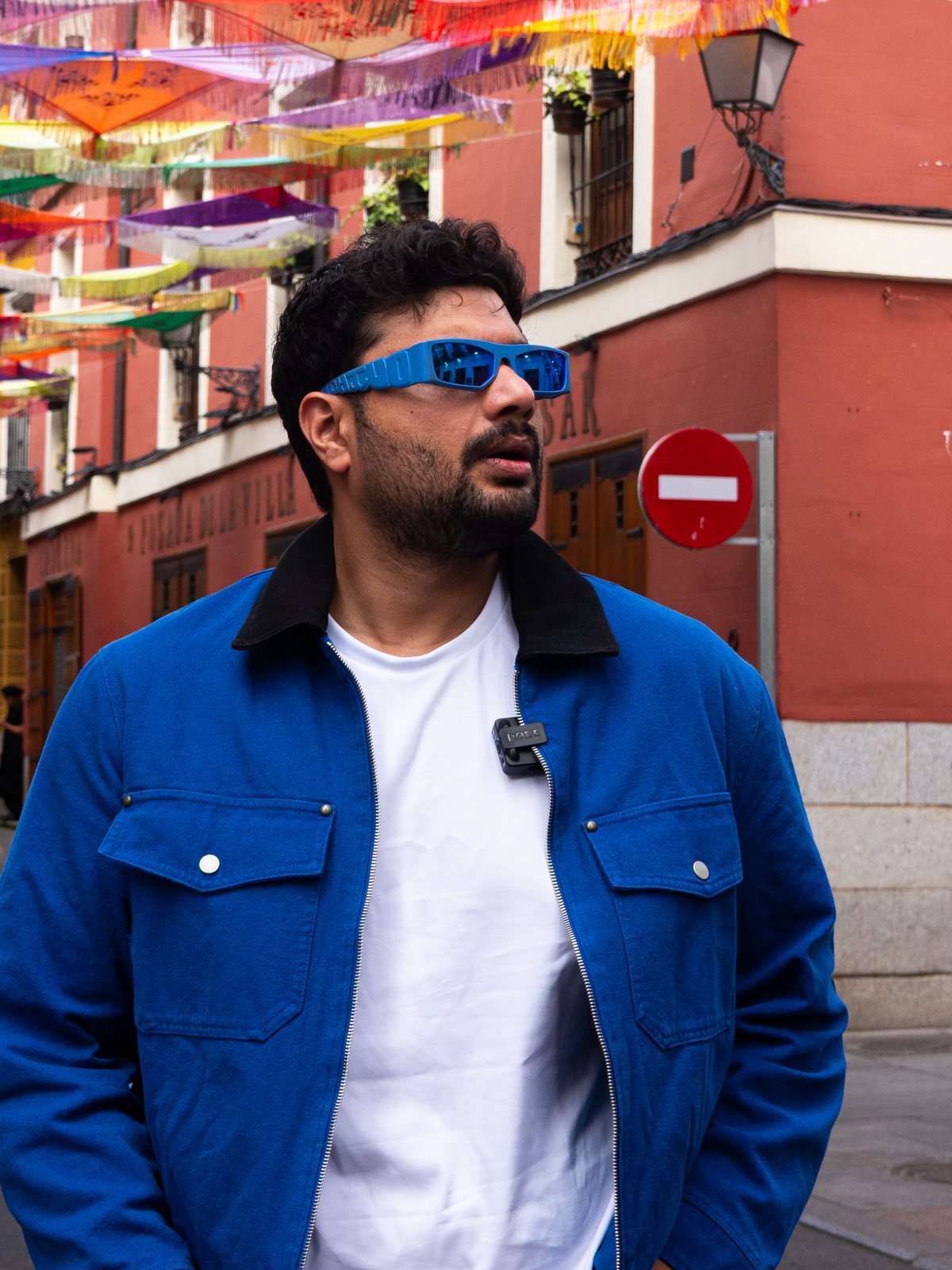 Prakhar Gupta on a street in Madrid